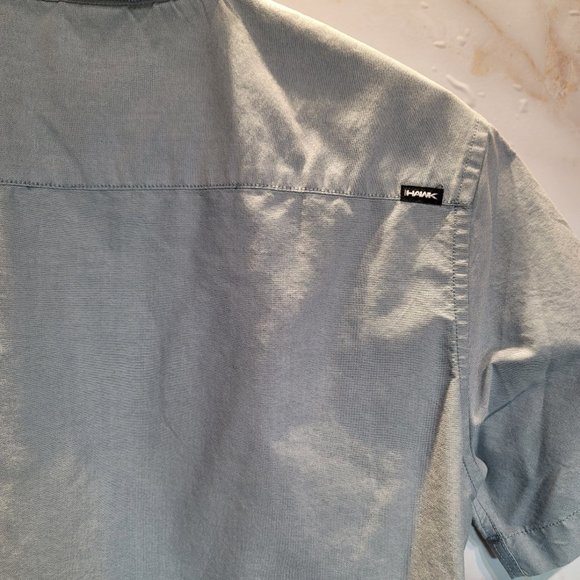 Tony Hawk Blue Short Sleeve Button Down Shirt - Picture 4 of 4